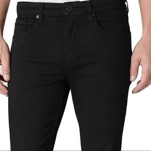 PAIGE SZ 28 MEN’S SKINNY JEANS LENNOX BLACK SHADOW